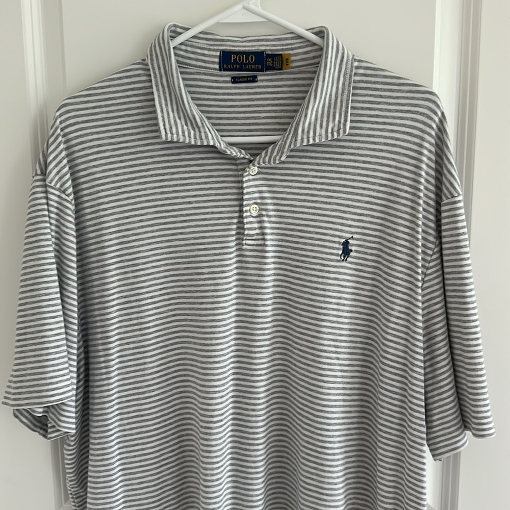 SALE Polo by Ralph Lauren Men's Striped Polo Shirt XXL